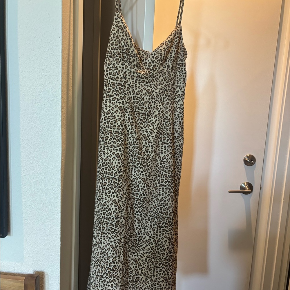 Audrey Leopard Print Dress